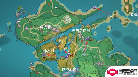 原神紫锤 《原神》紫晶块采集路线攻略