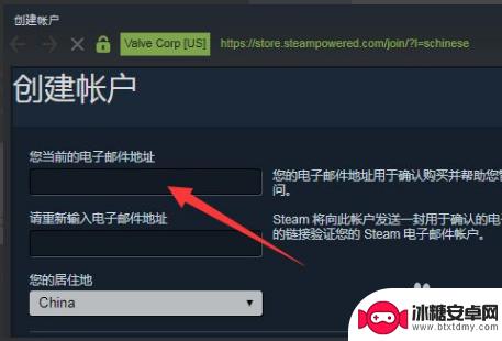 steam邮箱输入 Steam账号注册时如何填写电子邮件地址