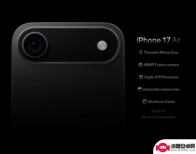 值得追求轻薄?iPhone17 Air最新渲染图解析