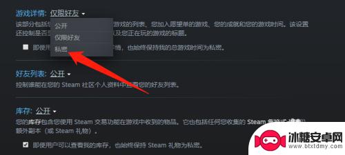 steam好友可以看到什么 如何在Steam中设置不让好友知道我在玩什么游戏