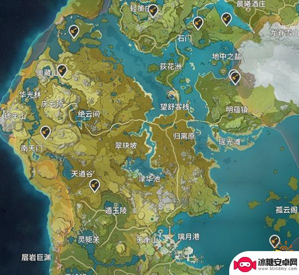 原神稻妻地灵龛都在哪里 原神稻妻地灵龛位置分布图查询