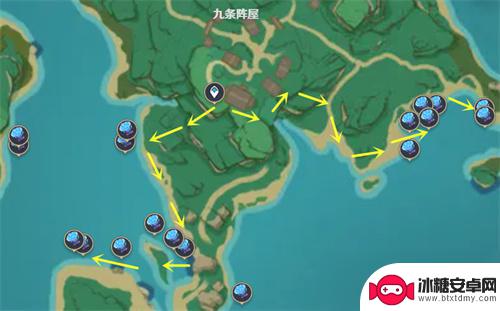 原神海灵芝采集路线大全图 原神海灵芝最新采集路线2023