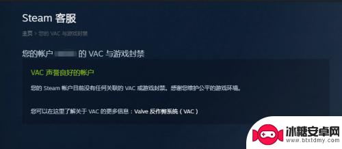 steam手机怎么查看封禁记录 如何通过Steam查看VAC封禁情况