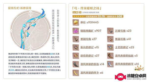 原神温迪剧情用的什么武器 原神3.1版本温迪武器推荐