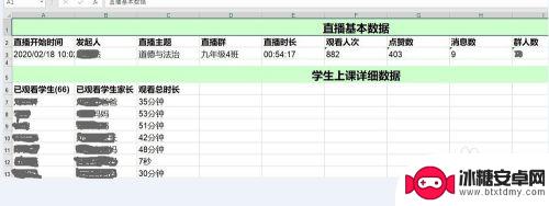 听课后如何用手机查询 钉钉直播课堂学生听课情况怎么查看