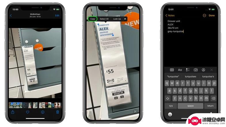 苹果手机如何拍照扣文字 iOS 15 照片复制和粘贴文本方法