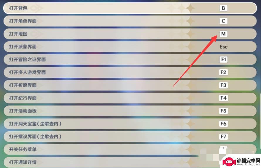 原神电脑操作按键打开地图 原神电脑版操作按键地图怎么使用