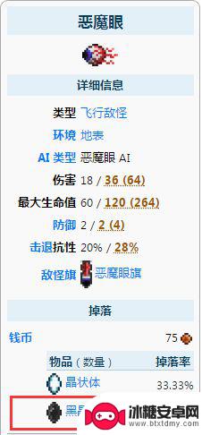 泰拉瑞亚黑色晶状体怎么合成 《泰拉瑞亚》黑色晶状体获得方法