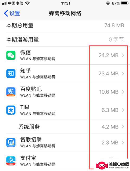 怎么监控苹果手机应用 iPhone如何查看单个应用的流量使用情况详细步骤