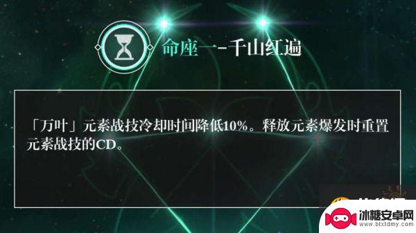 原神万叶什么星座 原神万叶命座介绍和效果解析