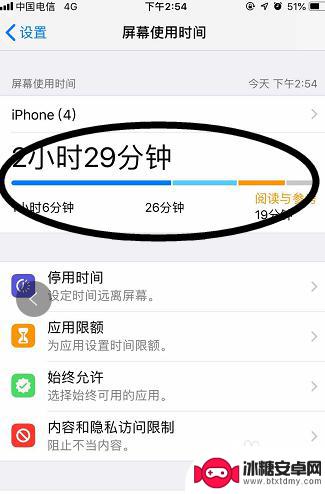 苹果手机怎么看软件使用时间 苹果手机应用使用时间分配技巧